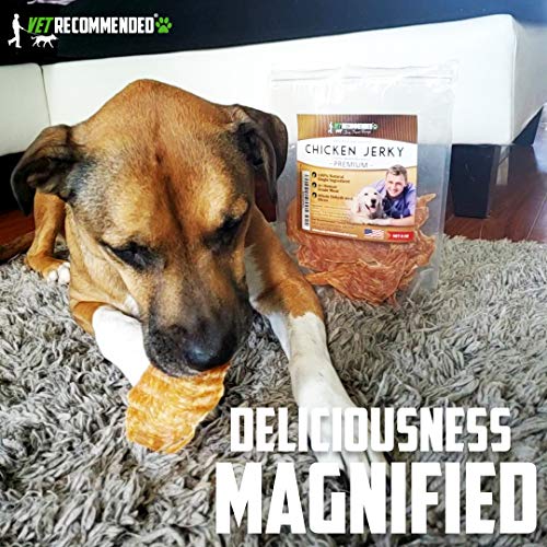 USA-Made Giant 8oz Chicken Jerky Dog Treats