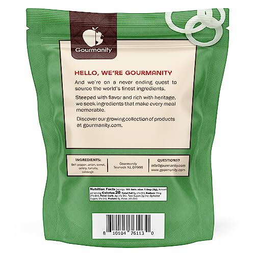 Gourmanity Dehydrated Mixed Vegetables: All-Natural Ramen Soup Mix