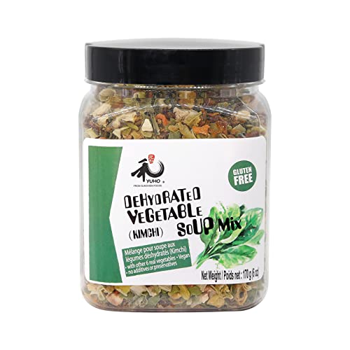 YUHO Dehydrated Kimchi Vegetable Flakes, All Natural, 6OZ
