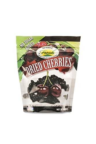 Unsweetened Dried Sweet Cherries, Fresh Fruit Flavor, 1 lb