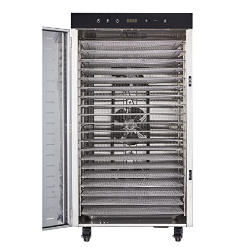 Commercial Stainless Steel Food Dehydrator - 24 Tray