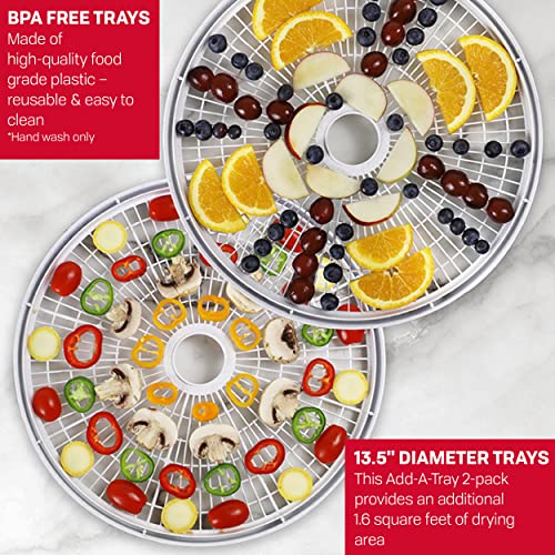 NESCO LT-2SG Plastic Add-A-Trays, Gray