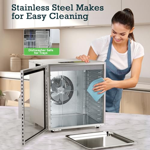 1000W Commercial Food Dehydrator with 12 Trays