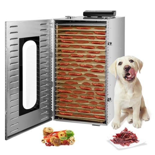 20 Tray Stainless Steel Commercial Dehydrator with Timer
