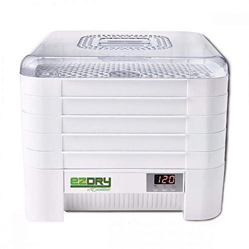 5-Tray Stackable Electric Food Dehydrator with Temperature Control