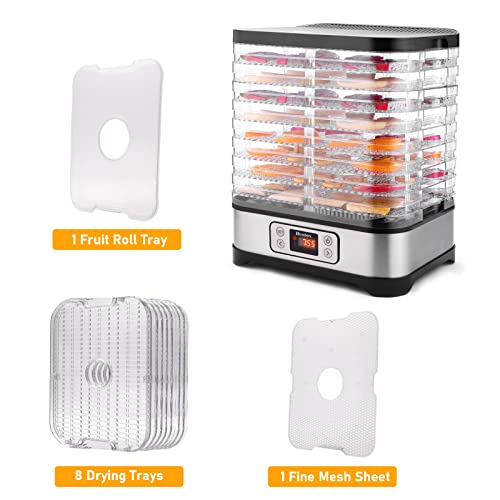 BPA Free Food Dehydrator with 8 Trays