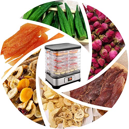 BPA Free Food Dehydrator with 8 Trays