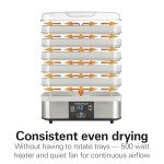 Hamilton Beach Food Dehydrator - 5 Trays, Adjustable Temperature