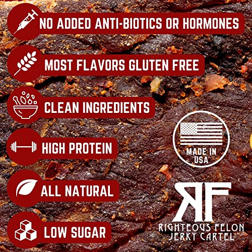Righteous Felon Beef Jerky Variety Pack