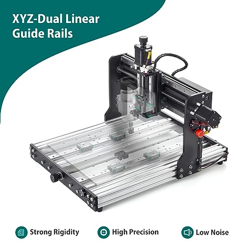 3030-Evo CNC Router: All-Metal XYZ Axis, 300W Spindle