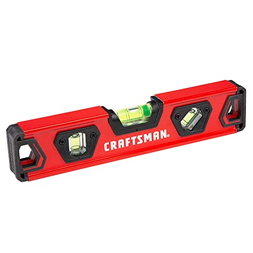 Torpedo Level with Shock Absorbing End Caps - 9 Inch