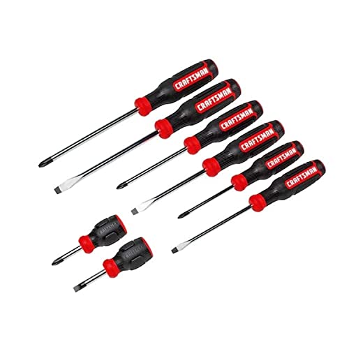 8 Piece Bi-Material CRAFTSMAN Screwdriver Set in Woodworking