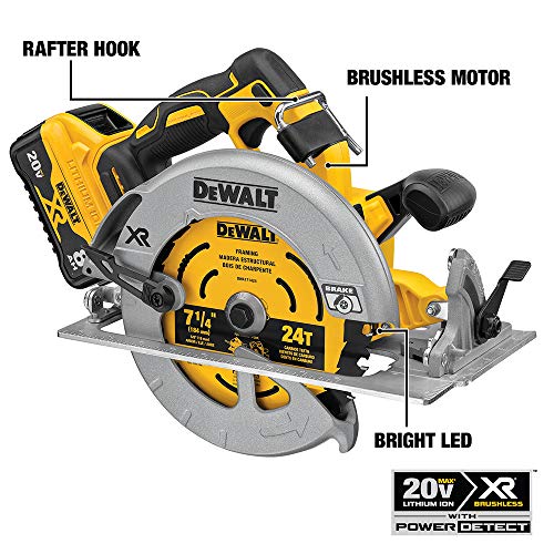 DEWALT 20V XR Circular Saw - 7-1/4-Inch