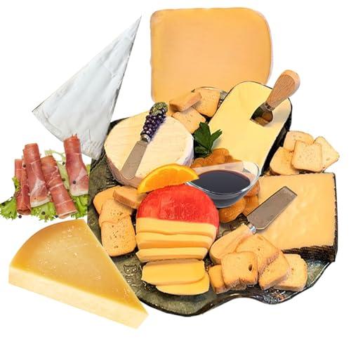 Cheese and Crackers Gift Basket by GiftWorld