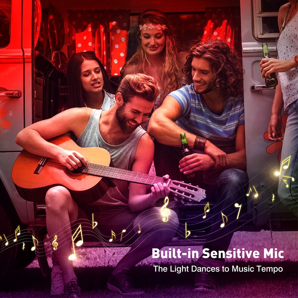 Multicolor Car Interior Atmosphere LED Strip Lights