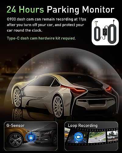Dual Dash Cam for Cars - 4K and 1080P