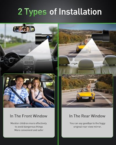 Dual Dash Cam for Cars - 4K and 1080P