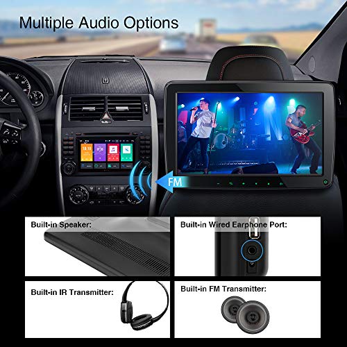 11.6" Car Headrest Monitor with HDMI, 1080P IPS