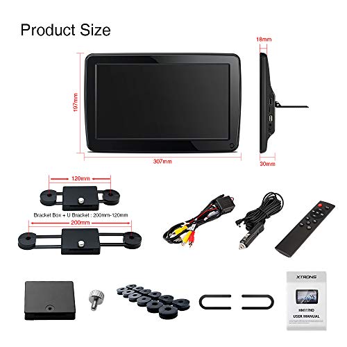11.6" Car Headrest Monitor with HDMI, 1080P IPS