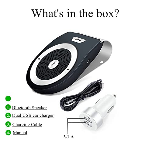 NETVIP Bluetooth Speakerphone with Voice Assistant, Dual Connection