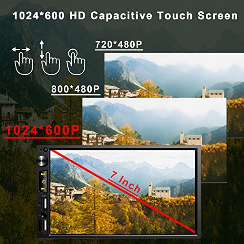 7" Car Stereo: Apple Carplay, GPS Navigation, Bluetooth