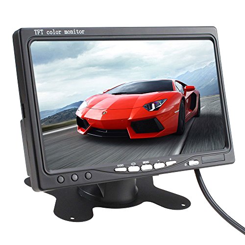 7" Car Rearview Headrest Monitor with Remote Control