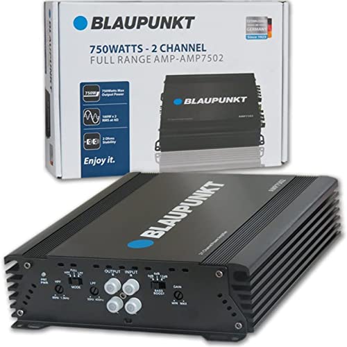 BLAUPUNKT 750W 2-Channel Car Amplifier (AMP7502)