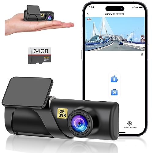 WiFi FHD 1080P Dash Cam with 160° Wide Angle