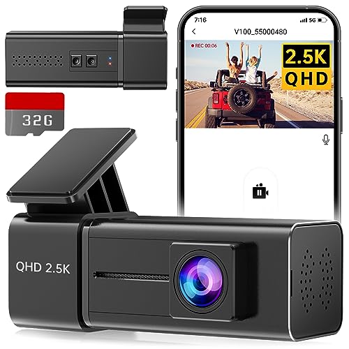 E-YEEGER WiFi Dash Cam 2.5K Front Camera