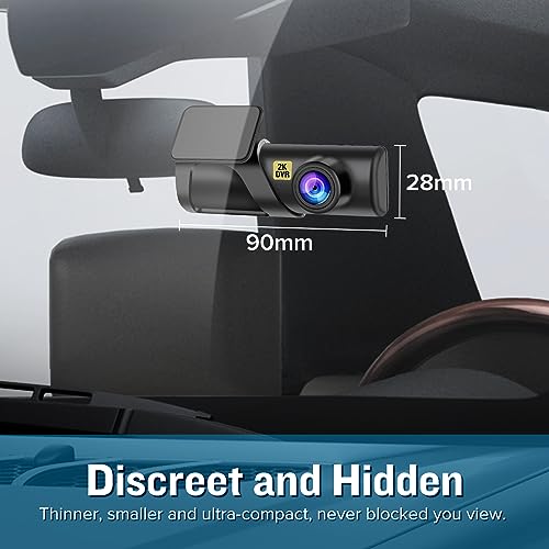 WiFi FHD 1080P Dash Cam with 160° Wide Angle