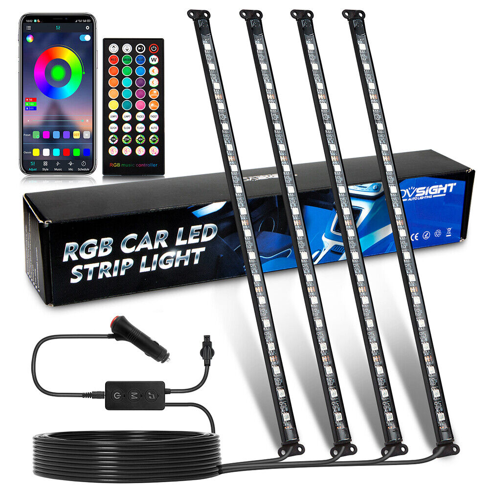RGB LED Lights for Car Interior Decoration