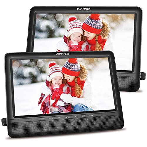 WONNIE 10.5" Car DVD Player Dual – Portable, Headrest