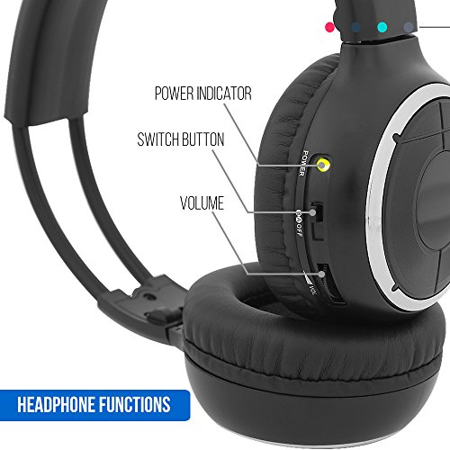 9.4" Dual Headrest Car DVD Player - Wireless Headphones