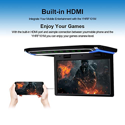 10.1" Ultra-Thin HD Car Roof Flip Down Monitor