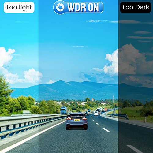 WiFi FHD 1080P Dash Cam with 160° Wide Angle