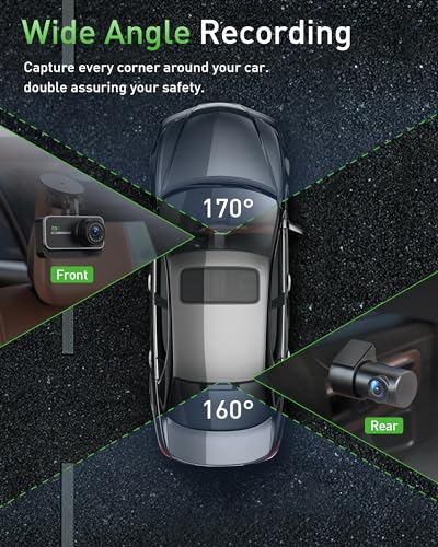 Dual Dash Cam for Cars - 4K and 1080P