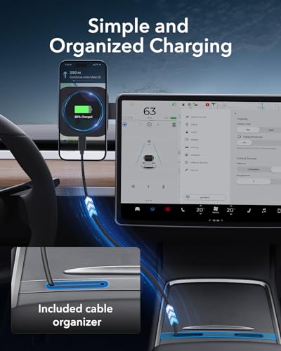 ESR Magnetic Wireless Car Charger for Tesla, iPhone Compatible