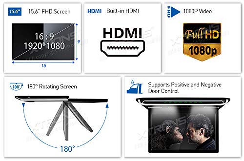 15.6" Ultra-Thin FHD Car Roof Monitor with HDMI