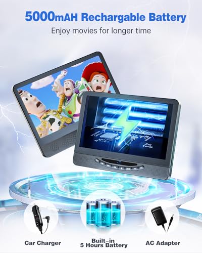 12" Dual Screen Car DVD Player with HDMI Input