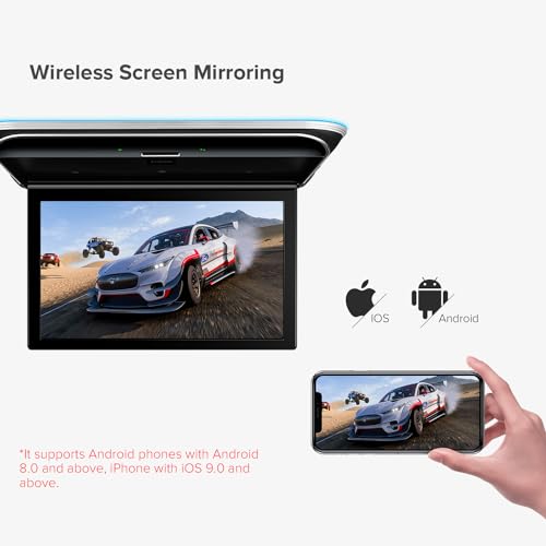 15.6” Android Car Overhead Player with Stereo Speakers