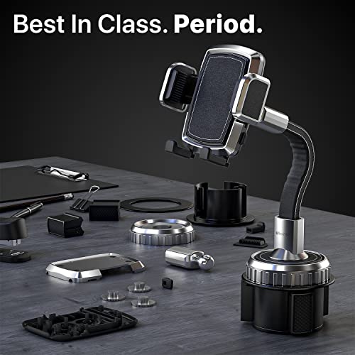 Universal 360 Rotation Car Cup Phone Mount (Black)