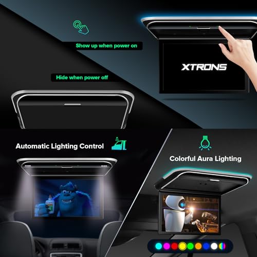 15.6” Android Car Overhead Player with Stereo Speakers