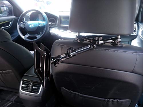 TV & Monitor Headrest Mount Bracket: Strong & Adjustable