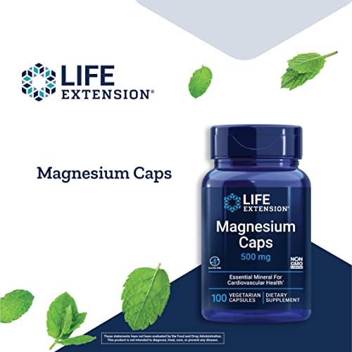 Magnesium Capsules for Cardiovascular Health - 100ct
