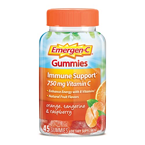 Emergen-C Adult Vitamin C Gummies, Fruit Flavors, 45 Ct