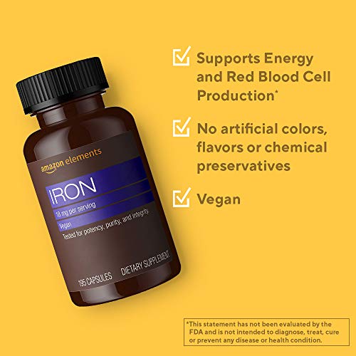 Iron Supplement for Red Blood Cell Production - 195 Capsules