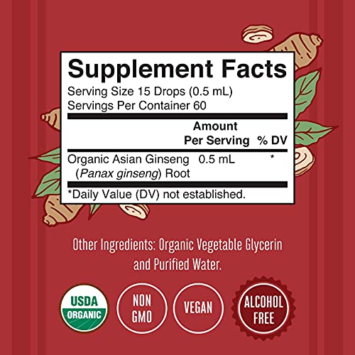 Asian Ginseng Supplement for Vitality and Focus