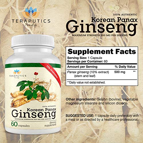 Korean Ginseng Capsules for Energy & Focus