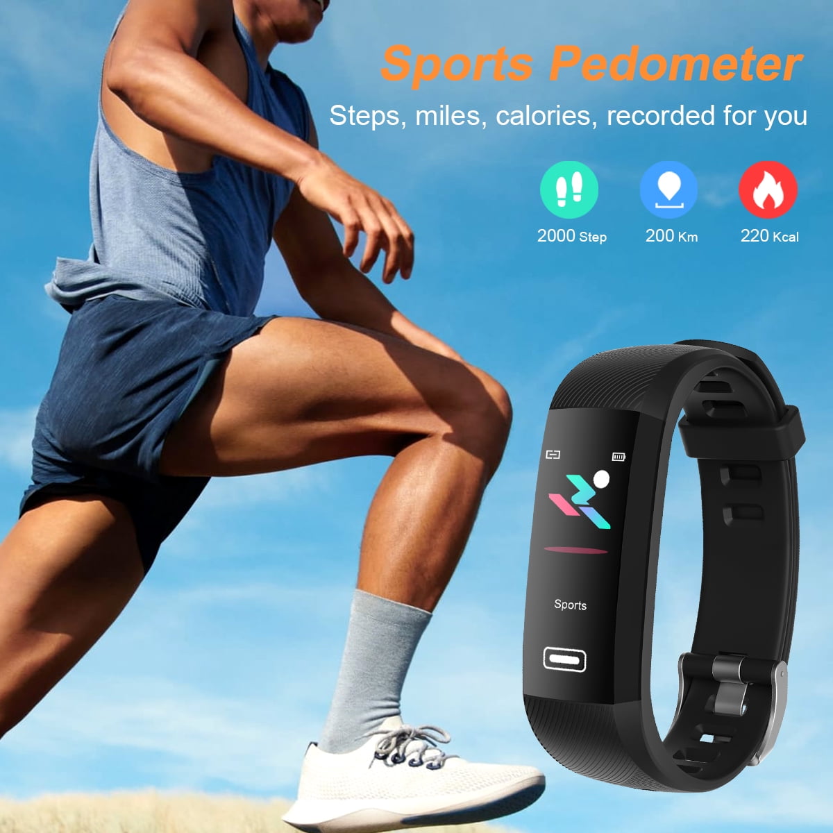 Women's Fitness Tracker with Heart Rate and Sleep Monitor