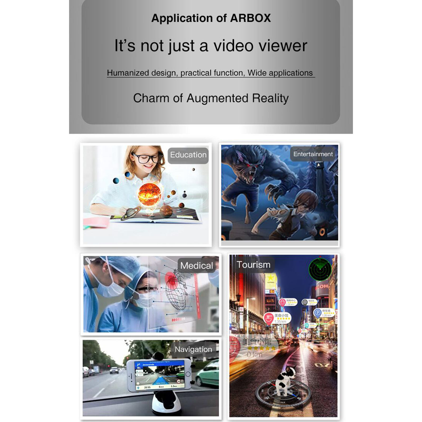 AR Smart Glasses for iPhones & Android